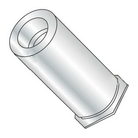 Newport Fasteners Round Standoffs, #6-32 Thrd Sz, 11/16 in Bd L, Steel Zinc, 1000 PK 423200